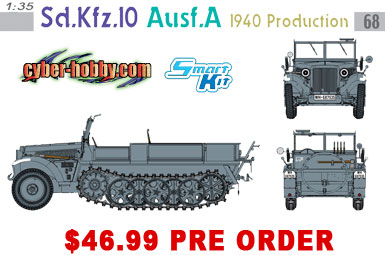1/35 Cyber hobby Sd.Kfz.10 Ausf.A 1940 Production Limited Edition