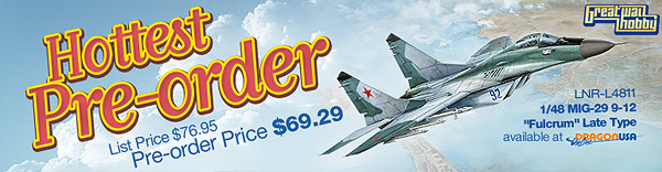 1/48 MIG-29 9-12 "Fulcrum" Late Type LNR L4811